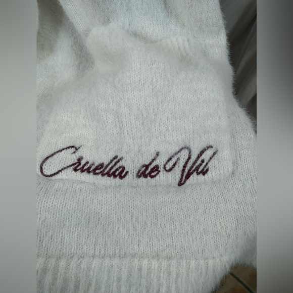 Torrid Disney’s Villains Cruella black and white nylon knit cardigan size 3X - Picture 9 of 11